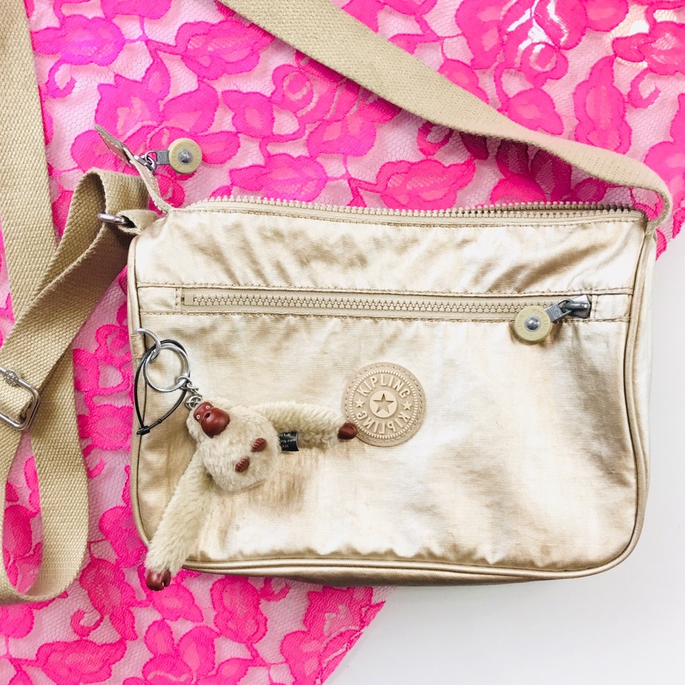 Kipling metallic crossbody bag